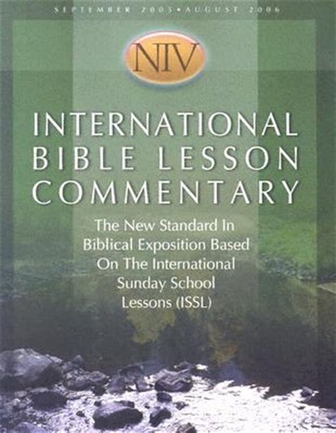 International bible lesson commentary. Things To Know About International bible lesson commentary. 
